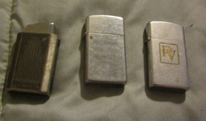 lot 377 image: qty 3 Zippo lighters