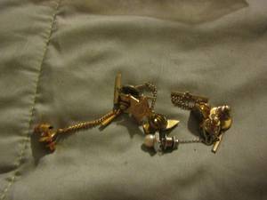 lot 548 image: shirt pins initial j, pearl, star , teachers care and more