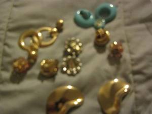 lot 596 image: clip on earrings