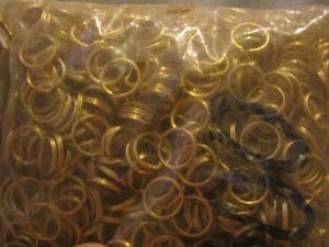 lot 455 image: small mini jewelry hoops