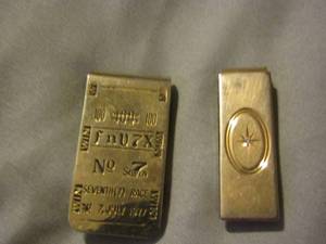 lot 483 image: qty 2 money clips