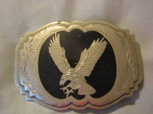 lot 474 image: EAGLE BELT BUCKLE
