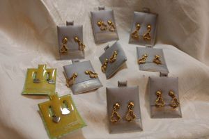 lot 78 image: (10) carded earring sets