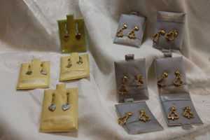 lot 79 image: (10) carded earring sets