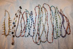 lot 150 image: Shell necklace selection