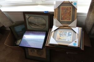 lot 183 image: Picture frames and wall art
