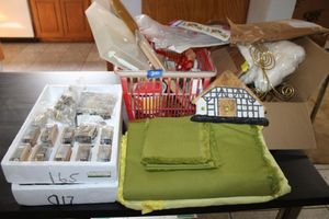 lot 200 image: Music box parts and Misc. craft supplies