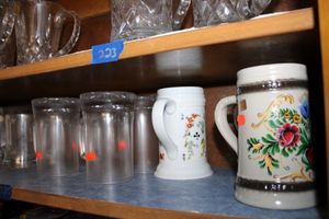 lot 225 image: Stein mugs as shown