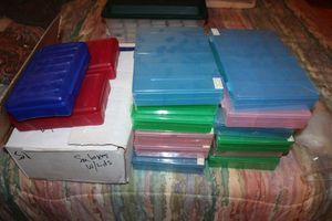lot 341 image: Small sorting and storage containers