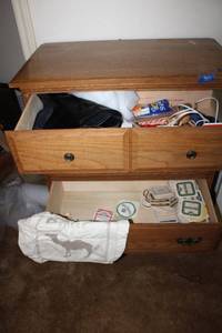 lot 390 image: Misc. dresser contents