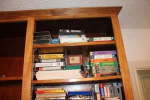 lot 395 image: DVDs, VHS tapes and books