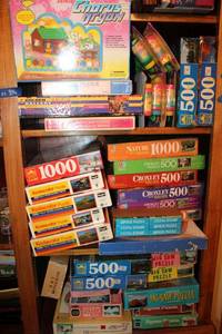 lot 396 image: Puzzles and bubble sets