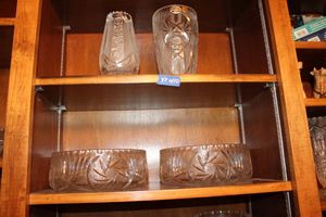 lot 410 image: Lead crystal some with Bohemia stickers