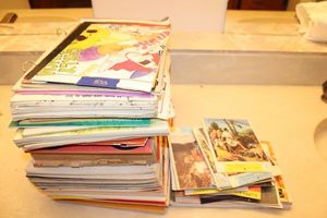 lot 533 image: Teaching materials and coloring books
