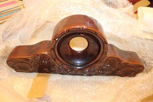 lot 529 image: Ceramic form of mantle clock (no workings)