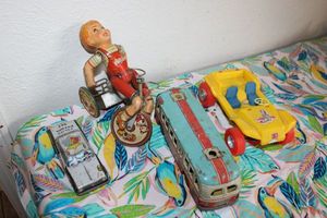 lot 240 image: Vintage toys as shown