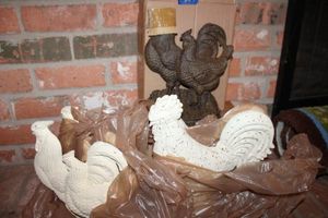 lot 267 image: Cast iron door stoppers