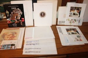 lot 437 image: Stamp collection includes mint sets from  1980s