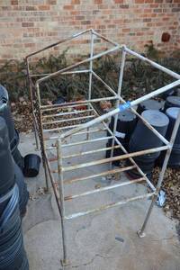 lot 842 image: Iron storage rack