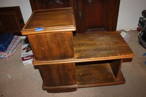 lot 651 image: Wooden side table
