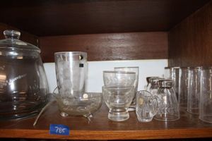 lot 785 image: Lead crystal and Etched glassware and tureen