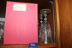 lot 786 image: Lead crystal Hampton Hall iced tea glasses - 18 total
