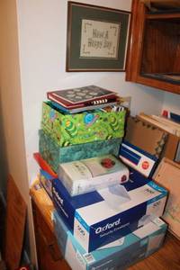 lot 13 image: Office supplies envelopes, sheet protectors and more