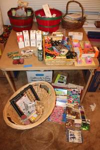 lot 111 image: Crafts Stamps, scissors, stencils and so much more