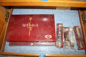 lot 161 image: Flatware sets still in boxes