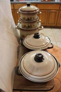 lot 199 image: Westfalia  enamel cookware
