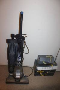 lot 235 image: Vintage Kirby vacuum and attachments