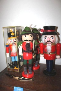 lot 241 image: Nutcrackers - 5 total