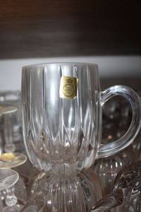 lot 315 image: Lead crystal Bleikristall clear mugs - set of 12