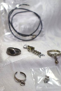 lot 417 image: Assorted Sterling selection. All marked.