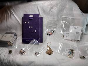 lot 418 image: Assorted Sterling selection and gold filled . All marked.