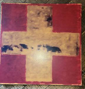 lot 299 image: 24 Inch Cross Print on Stretched Canvas Wall Art