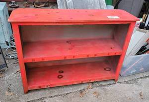 lot 298 image: Painted Shelving Unit