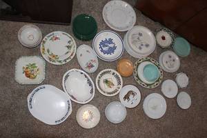 lot 24 image: Lot of 52 Pieces of Misc. Dinnerware Including Highly Sought After Royal Doulton and Corelle