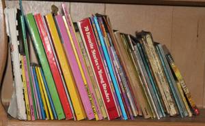 lot 34 image: Lot of Vintage Childrens Coloring and Reading Books, Incuding a Dr, Seuss First Edition Wacky Wednesday
