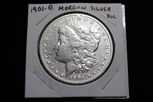 lot 68 image: Silver 1901 O Morgan Dollar - Highly Collected