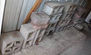 lot 254 image: Lot of Cinderblocks
