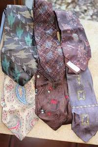 lot 151 image: Lot of Six Vintage Ties