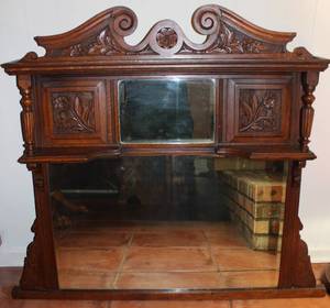 lot 42 image: Antique Fireplace Mantle
