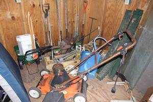 lot 246 image: Assorted Vintage and Newer Lawn Equipment