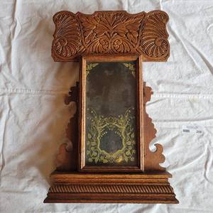 lot 206 image: Antique Early 1900s Oak Clock Case Only