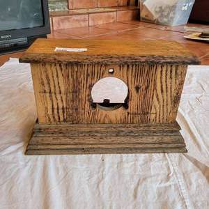 lot 221 image: Old Vintage Antique Wood Mantel Clock Case