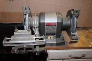 lot 7 image: Sears Craftsman 14 HP Grinder Model No. 397.19401