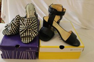 lot 13 image: Liz Clairborne and Worthington size 6 womens sandals