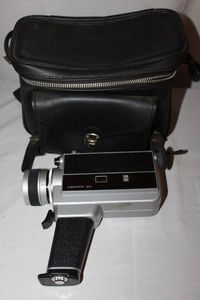 lot 51 image: Vintage Lentar 8 MM Video Camera with Carry Case