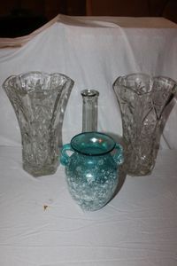 lot 58 image: Floral Vases as shown in Photos